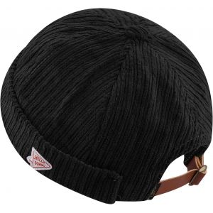 Jexnovashop-Bonnet Dockers En Velours Coteles Casquette Homme Sans Visi&egrave;re R&eacute;glable Docker Hat Beanie Brimless Hat Bonnet De Marin - Neuf