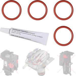 KAL-Lot De 4 Joints Toriques Compatibles Avec Delonghi Eabi Eam Ecam Esam Epam Etam Aeg Pour L'Unité De Percolation, Groupe De Percolation, Piston De Presse, Piston Et Bloc Thermique (4 X + 6 G) - Neuf