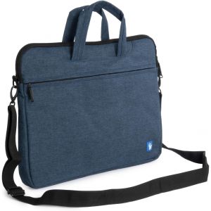 SC-1560 15.6 Inch Slim Laptop Bag with Padded PC Compartment, Handles and External Pocket, Detachable and Adjustable Shoulder Strap - Neuf