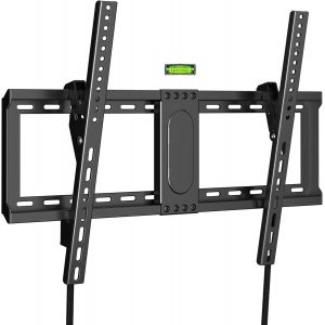 MEVRONISSHOP-Support Mural TV Inclinable pour t&eacute;l&eacute;viseurs Plats et incurv&eacute;s de 37 &agrave; 82 Pouces Fixation Murale TV Inclinable jusqu'&agrave; 60 kg, VESA Maximum 600 x 400 mm Support Television Mural - Neuf
