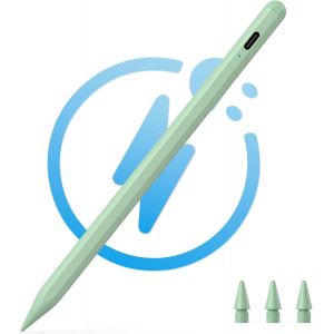Stylet Pour Ipad 2018-2024, Ipad Pencil Avec Adsorption Magnétique & Rejet De Palme, Apple Pencil Pour Ipad Air M2/3/4/5, Ipad Pro M4, Ipad Pro 11"" 4/3/2/1, Ipad Pro 12,9"" 3/4/5/6, Ipad Mini 5/6 - Neuf