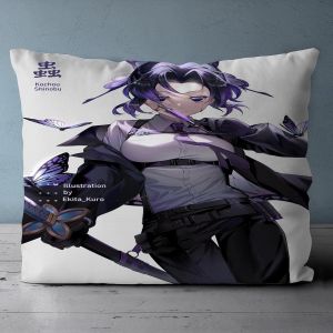 Parure De Lit 3 Pieces Avec Housse De Couette Et Poster Butterfly-Shinobu, Décoration D'ambiance De Chambre, Périphériques D'anime - Neuf