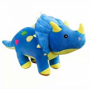 Dinosaure poup&eacute;e peluche Triceratops girafe oreiller poup&eacute;e enfants petit gar&ccedil;on cadeau-bleu - Neuf