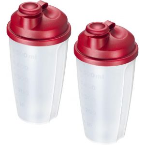 Kalanka-2 Gobelets M&eacute;langeurs/Shakers Avec Echelle De Mesure, Disque M&eacute;langeur Amovible Et Bec Verseur Refermable, Capacit&eacute; : 0,5 L - Neuf