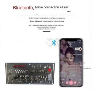 30W-120W Puissance Amplificateur Carte Audio Bluetooth Amplificateur Usb Dac Fm Radio Tf Lecteur Subwoofer Di - Neuf