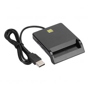Lecteur de carte &agrave; puce,noir,pour Windows 98/Me/2000/NT 4.0/XP/CE/Vista/7/8/8.1/10/Linux - Neuf
