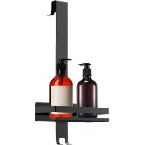 Etagere Douche Suspendue, Organisateur De Douche En Acier Inoxydable Antirouille, Rangement De Salle De Bain Sans Percage, Etagere Salle De Bain Pour Le Gel Douche Et Le Shampooing, Noir - Neuf