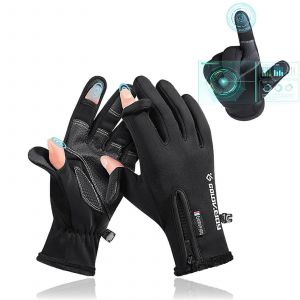 Gants V&eacute;lo 2-Mitaines De V&eacute;lo De Montagne De La Moto De L'&eacute;cran Tactile Convertible Gants D'hiver Pour Hommes Et Femmes - Neuf