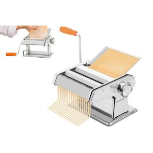 Machine &Agrave; P&acirc;tes En Acier Inoxydable Avec &Eacute;paisseur R&eacute;glable Et Coupe-P&acirc;tes - Neuf