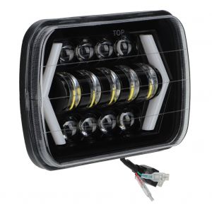 Phare LED de remplacement pour voiture, camion, 5x7, 6x7, 400 W - Neuf