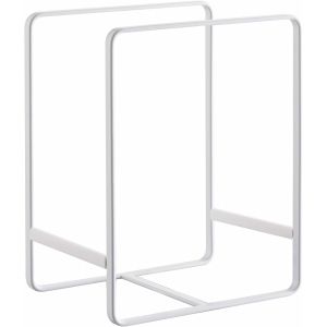 Tianyi-2268 Tower Dish Organiser, White, Steel/Silicone, 11.5 X 16 X 20 Cm - Neuf