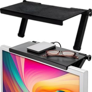 &Eacute;tag&egrave;re Sup&eacute;rieure pour &eacute;crans, Tablette sup&eacute;rieure r&eacute;glable, Dessus d'&eacute;cran pour Support, 1pcs, Rack de Stockage Pliable pour Moniteur, Bo&icirc;tes Multim&eacute;dia, Routeurs, Consoles de Jeux - Neuf