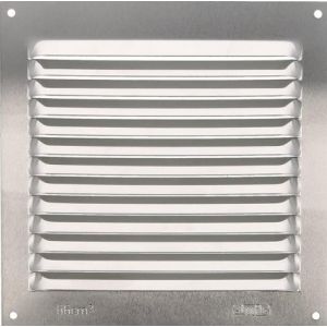 Amig - Grille de ventilation carr&eacute;e en Aluminium | Grilles d'a&eacute;ration pour sortie d'air | Id&eacute;al pour plafond de cuisine et de salle de bain | Dimensions : 150 x 150 mm | Couleur: Argent - Neuf