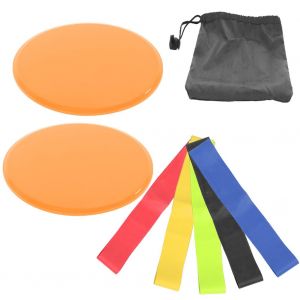 Disques Coulissants Pour Exercices Sportifs, Entrainement, Tapis De Glisse, Equipement De Fitness, Orange - Neuf