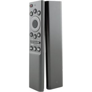 Télécommande pour Samsung BN59-01357B / BN59-01357A avec Fonction vocale - Compatible avec Les séries Samsung QLED Q60A, Q70A, QN800A, Q80A, QN90A et The Frame 4K - Version à Piles Pratique ! - Neuf