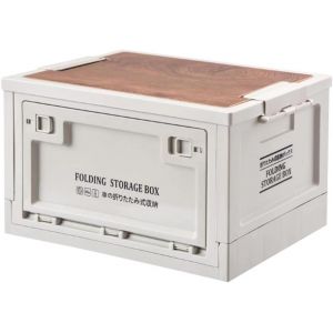 lbgwp60-Boîte De Rangement De 30 L, Étanche À La Poussière, Différentes Boîtes De Rangement Pliables Poignée Et Roues, Le Coffre, Boîtes De Rangement Et D'Organisation La Voiture, Le Camping - Neuf