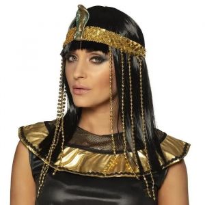 Boland Perruque Reine D'egypte Avec Bandeau Taille Unique - Neuf
