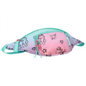 Promotion ! Sac Banane / Pochette Ceinture 'licorne My Unicorn' Rose - 32. 5x12x6 Cm - Neuf