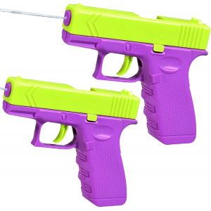 Kal-Pistolets &Agrave; Eau,2 Pi&egrave;ces Pistolet A Eau Enfant,Jouets De Pistolet &Agrave; Eau Pour Gar&ccedil;ons & Filles,Pistolet &Agrave; Eau En Plastique Pour Enfants, Pour Enfants Pour La Piscine Ext&eacute;rieure Et La Plage - Neuf