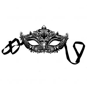 Masque De Mascarade Noir Pour Femme, En Dentelle Diamantee, Pour Carnaval, Halloween, Fete, Taille Unique - Neuf