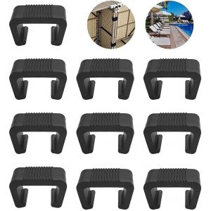 10 Pcs Meubles Canap&eacute; Clips,Patio Ext&eacute;rieur Osier En Plastique Rotin Canap&eacute; Clips Clips De Meubles En Osier - Neuf