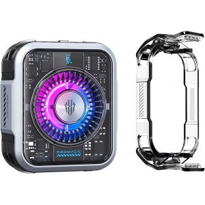 Magn&eacute;tique T&eacute;l&eacute;phone Refroidisseur 5 Pro Avec Clip, T&eacute;l&eacute;phone Radiateur Ventilateur Pour T&eacute;l&eacute;phone Avec Led Rgb Semiconducteurs Refroidissement 36W Pour Jeux T&eacute;l&eacute;phone, Streaming Direct[Z133] - Neuf