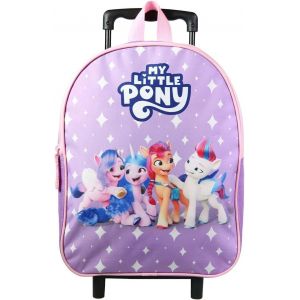 Sac à Dos à roulettes 31 cm Maternelle My Little Pony Violet - Neuf