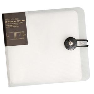 CD Portable Sac de Rangement avec Design Transparent, Mat&eacute;riau L&eacute;ger pour Rayer et Endommager de Protection, Id&eacute;al pour la Maison et l'Utilisation de Voyage. - Neuf