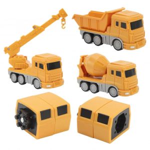 Transformer Robot Jouet Transformer Robot Assembl&eacute; V&eacute;hicules Enfants Bricolage Assemblage Magn&eacute;tique B&acirc;timent Mod&egrave;le De Voiture Jouet - Neuf