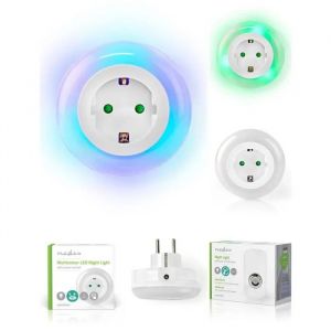 Veilleuse A Led Capteur De Mouvement Capteur Jour / Nuit 3680 W 10 Lm | Blanc / Bleu / Vert / Fonction Torche - Neuf