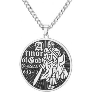 Tianyi-Collier Des Templiers En Acier Inoxydable Pour Hommes Femmes Pendentif Croix Des Crois&eacute;s Avec Cha&icirc;ne Bijoux Religieux Audacieux Collier Croix Des Templiers M&eacute;di&eacute;val Symbolique - Neuf