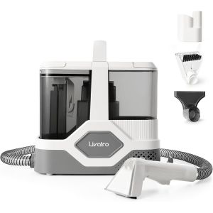 NouvelHorizonstore-Shampouineuse Nettoyeur Canap&eacute; Tissu, 600W 16KPa Injecteur Extracteur, Fonction Autonettoyante, R&eacute;servoir 2,3 L, Compact et Portable, Shampouineuse Canape pour Tapis, Moquettes, Me - Neuf