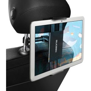 Support Tablette Voiture Appui T&ecirc;te Porte Tablette Voiture Rotation &agrave; 360 Compatible avec iPad Mini Air 2 3 4, Samsung Galaxy Tab, Huawei MediaPad, Phone, Kindle, Switch, T&eacute;l&eacute;phone - 4 &agrave; 11 - Neuf
