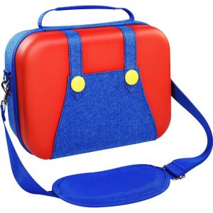 Étui De Transport Compatible Avec Nintendo Switch, Étui De Rangement De Luxe, Sac De Voyage Rigide Antichoc Avec 18 Cartouches De Jeu Et Accessoires-Générique - Neuf