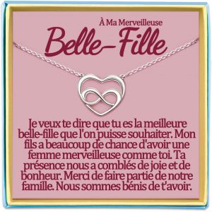 Kal-Belle Fille Collier Maman Cadeau Soeur De Coeur Meilleure Amie Mamie Tata Niece Marraine Demande Filleule Cousine Copine Atsem Aesh Nounou Maitresse Institutrice Maternelle Bijou Idee Original No - Neuf