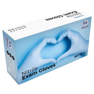 Kalanka-Gants En Nitrile Taille M - Gants &Agrave; Usage Unique, Gants Jetables, Gants D'examen, Sans Latex, Sans Poudre, R&eacute;sistants &Agrave; La D&eacute;chirure, Doux Pour La Peau, 100 Pi&egrave;ces, Bleu - Neuf