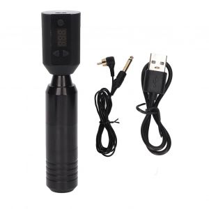 Kit De Batterie Pour Stylo De Tatouage Rotatif, Alimentation Sans Fil 1500 Mah, Interface Rca, Wr 40 - Neuf