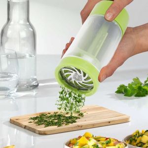 Hjlian Broyeur A Coriandre 2 En 1, Hachoir A Persil Et A Ail, Outils De Cuisine - Neuf