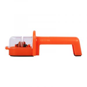 6Pcs Couteau en Plastique taille-crayon en Plastique de Poche Couteau Aiguiseur de plein air Portable Seul la Tête avec de la Céramique de Base Manuel Rapide d'Aiguisage - Neuf