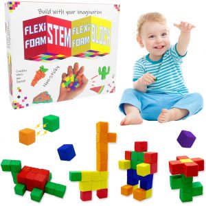 ChenQuanSarl-Blocs Construction, Jouet Sensoriel Autocollants Jouets De Construction Jeu De &Eacute;ducatifs Cadeau Pour Gar&ccedil;ons Filles, Jouets Montessori D'Apprentis Pour Pr&eacute;scolaire Enfant 3 4 5 6 7 8 Ans - Neuf