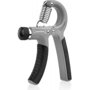 Checarzhn--No1-Grip Trainer ¿ Pince De Préhension Réglable (5¿60 Kg) ¿ Renforcement De L'avant-Bras Et De La Main Pour Homme Et Femme ¿ Ergonomique, Portable Et Durable ¿ Athlètes, Musiciens Et Récup - Neuf