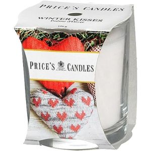 Bougie en pot Winter Kisses - Parfum classique, boisé, de qualité - Parfum longue durée - Jusqu'à 45 heures de combustion - Neuf