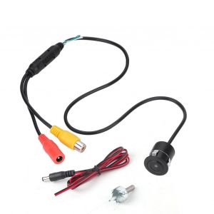 Mini camera de surveillance CCD couleur grand angle 170¡ã, etanche et filaire, pour voiture - Neuf