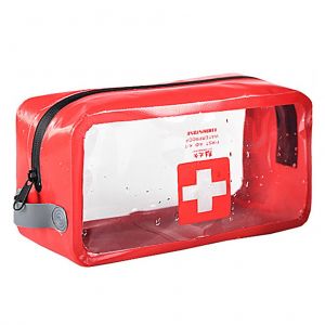 Sac De Survie Rouge Vide, Sac De Rangement Transparent Et Etanche Pour La Maison, Le Bureau, Le Camping, La Randonnee, Les Voyages Et Le Sport - Neuf