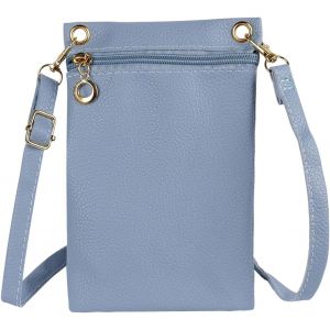 RFCBC-Sacoche Pour TéLéPhone Portable, Sacoche Pour TéLéPhone Portable En Cuir Pu Pour Femmes, Mini Sac à Main Pour TéLéPhone Longue LanièRe DéTachable Ajustable, Petit Sac Pour Femmes. - Neuf