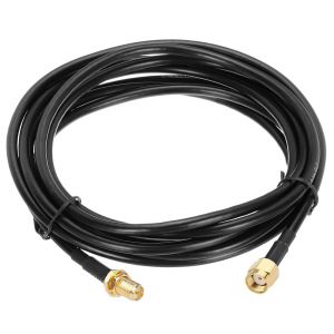 Adaptateur RP SMA mâle-femelle,RG58 Câble Coaxial SMA 10m,Rallonge Antenne WLAN,Câble d'Extension pour Antenne Male/Femelle (50 Ohm) - Neuf