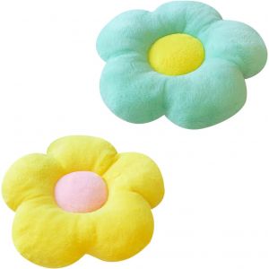 Cauc-Coussin 2 Pi&egrave;ce Coussin Fleur Coussin De So Decoration Chambre Coussin Decoratif Coussin Personnalis&eacute; Decoration Chambre Fille Coussin Lit Pour Le Lit, La Chambre &Agrave; Coucher Et Le Canap&eacute; - Neuf
