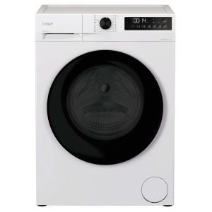 Candy GWD 485SB6-S machine &agrave; laver s&eacute;chante Pose libre chargement frontal Blanc - Neuf