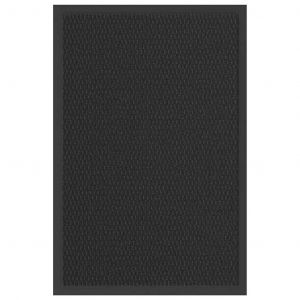 Paillasson D'entr&eacute;e Flexible Antid&eacute;rapant 40 X 60 Cm En Pp Noir Helloshop26 02_0058104 - Neuf