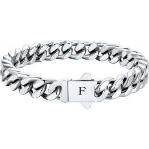 Eryi-Bracelet Pour Femme En Acier Inoxydable Avec Inscription En Allemand « Mère Fille » - Personnalisable - Argent - Bracelet Réglable - Cadeau Pour Maman Papa Grand-Père - Neuf